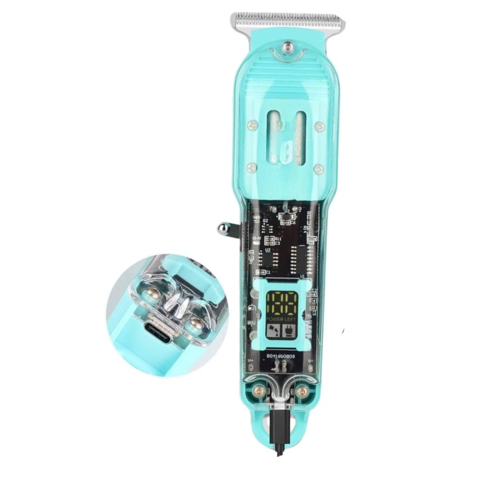 Tıraş Makinesi Renkli Dijital Göstergeli Epilasyon Öncesi Kısaltma Makinesi - Lisinya
