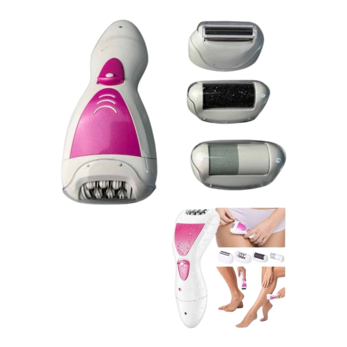Ayak Törpü Başlıklı Epilatör Aleti 4 Başlıklı Taşınabilir Şarjlı Epilasyon Cihazı - Lisinya