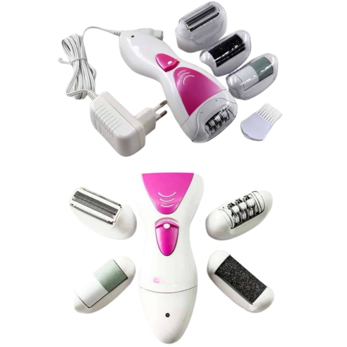 Ayak Törpü Başlıklı Epilatör Aleti 4 Başlıklı Taşınabilir Şarjlı Epilasyon Cihazı - Lisinya