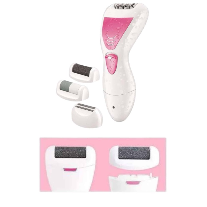 Ayak Törpü Başlıklı Epilatör Aleti 4 Başlıklı Taşınabilir Şarjlı Epilasyon Cihazı - Lisinya