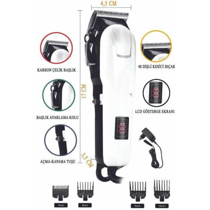 Kablosuz Saç Kesme Makinesi  Epilasyon Öncesi Kısaltma Makinesi - Lisinya