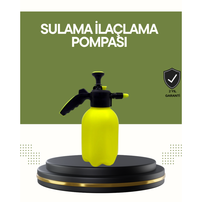 Araç Temizleme Püskürtücü 2L Basınçlı Bakır Nozullu Cila Sprey - Lisinya