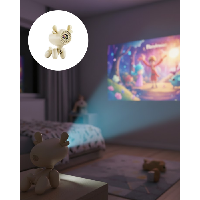 4K İçerik Destekli Akıllı Projeksiyon WiFi Bluetooth Android - Lisinya