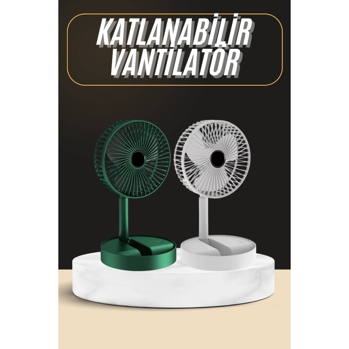 Katlanabilir Usb Şarjlı Masaüstü Soğutucu Mini Fan Telefon Tutucu - Lisinya