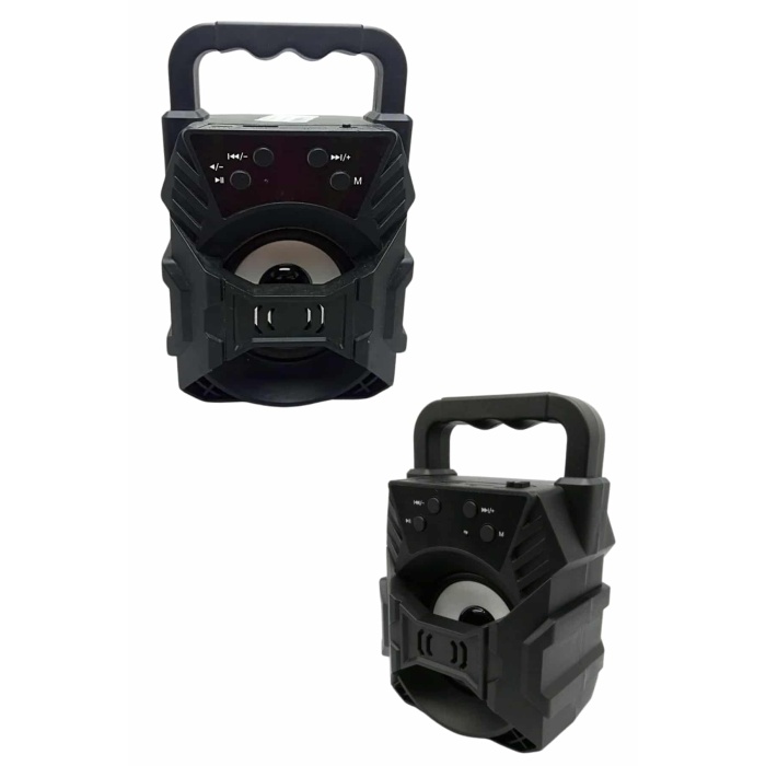 Işıklı Bluetooth Hoparlör Ses Bombası Taşınabilir Yüksek Ses Kaliteli Radyo Özelliği - Lisinya