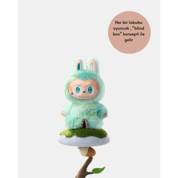 Yumuşak Kumaşlı 20 cm Labubu Peluş – 3 Yaş Üzeri Uygun - Lisinya