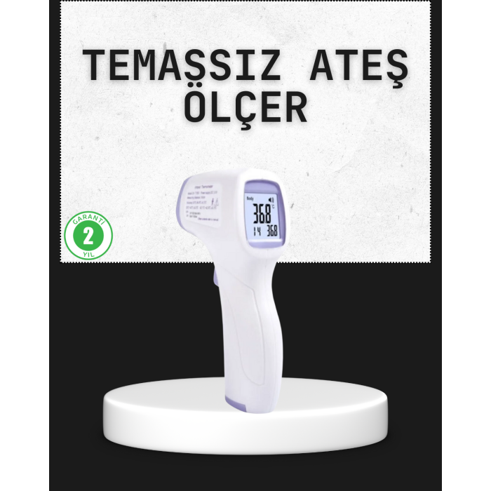 Temassız Termometre Hızlı Ölçüm Güvenli Dijital Ateş Ölçer - Lisinya