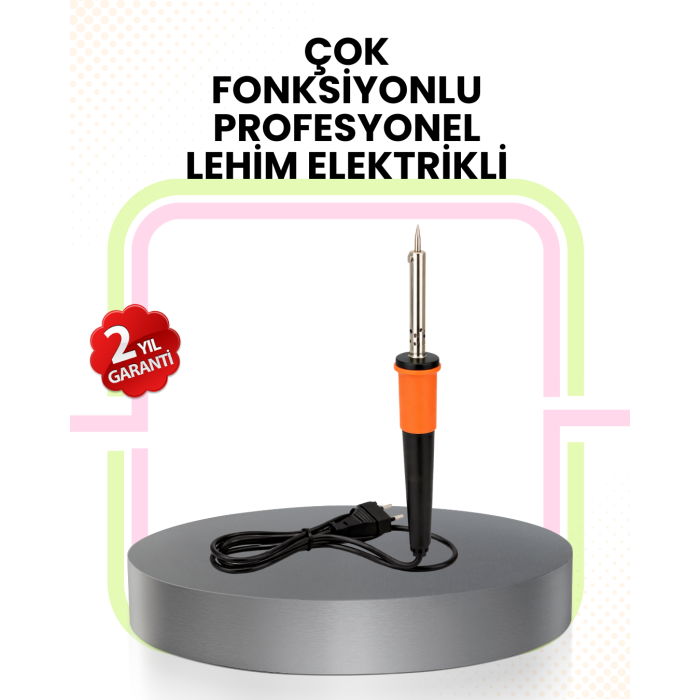 Paslanmaz Çelik Isıtma Çekirdekli Lehimleme Havyası - Lisinya