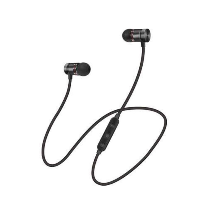 Sports Mıknatıslı Siyah Bluetooth Kulaklık Kablolu Uzun Pil Ömrü - Lisinya