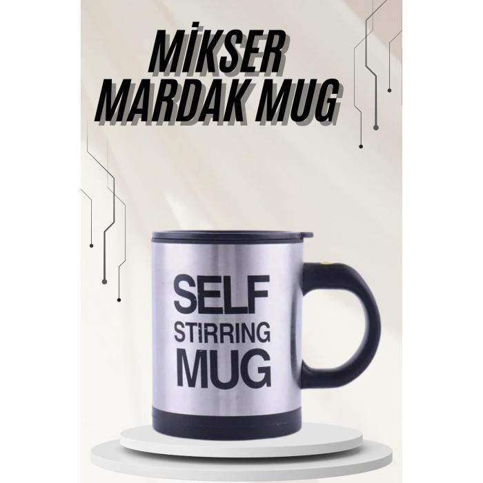 Karıştırıcı Özellikli Mikser Kupa Bardak Termos Bardak - Lisinya