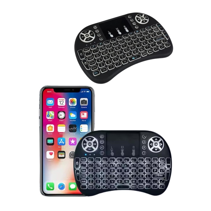 Mini Klavye Gaming Pc Playstation Ledli Mouse Rgb Mouse Bluetooth Usb - Lisinya