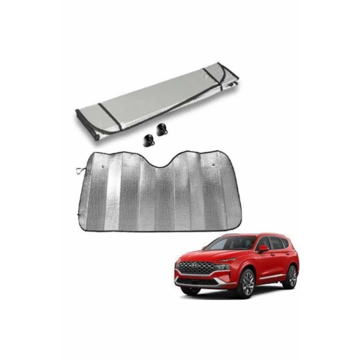 Araba Ön Cam Güneşliği Katlanabilir Oto Güneşlik Tüm Araç Modellerine Uygun - Lisinya