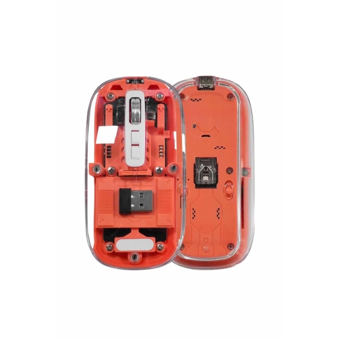 Kablosuz Mouse Fare Şarjlı Bluetooth Wireless Çift Modlu Sessiz - Lisinya