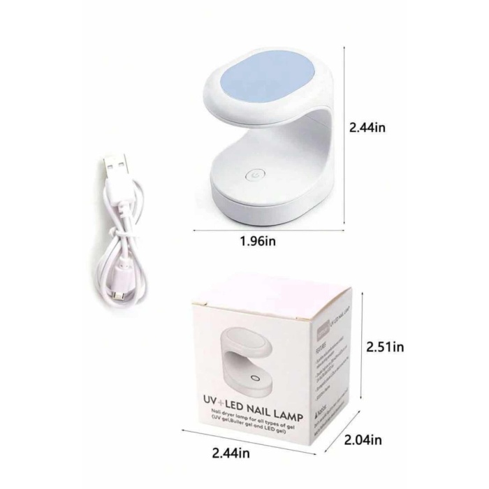 Kalıcı Oje Kurutucu UV Led Teknolojisi Taşınabilir Mini Tırnak Kurutucu - Lisinya