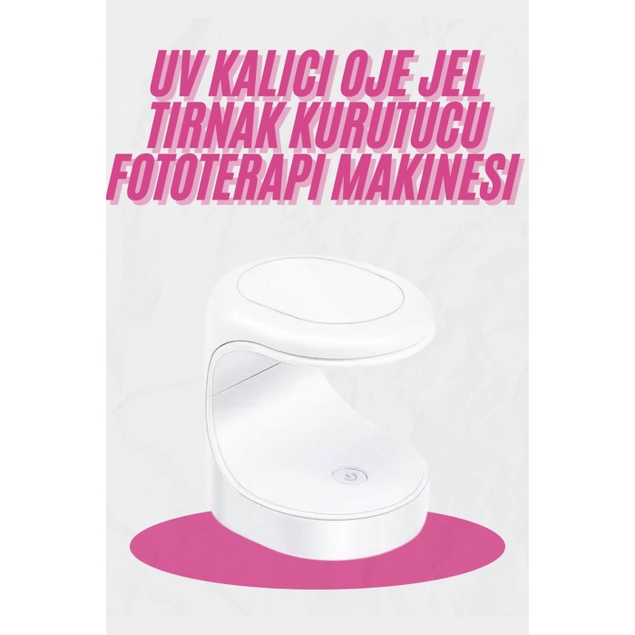 Kalıcı Oje Kurutucu Mini UV Işınlı Taşınabilir Hızlı ve Pratik Oje Kurutucu - Lisinya