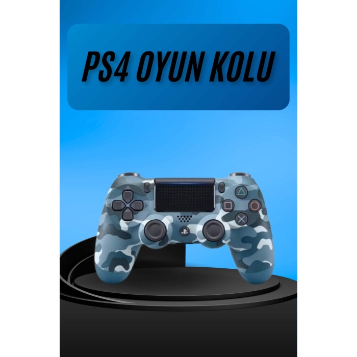 PS4 Joystick Oyun Kolu Titreşimli Uzun Pil Ömrü USB Şarj Kablolu - Lisinya