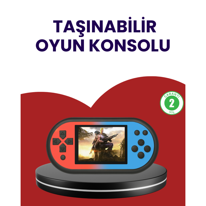 520 Oyunlu El Oyun Konsolu TV Bağlantılı HD LCD Ekranlı - Lisinya