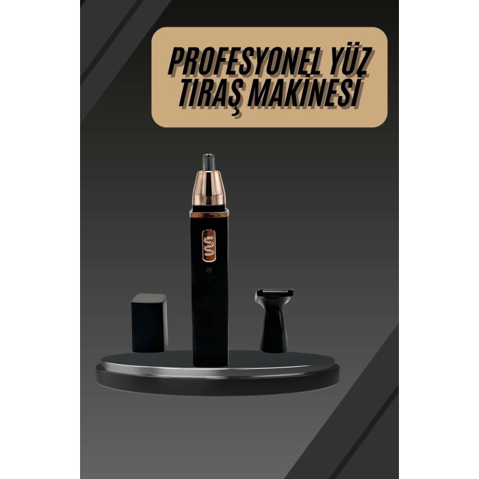 Burun Kulak Kıl Tüy Temizleme Ve Tıraş Makinesi Mini Paslanmaz Çelik - Lisinya