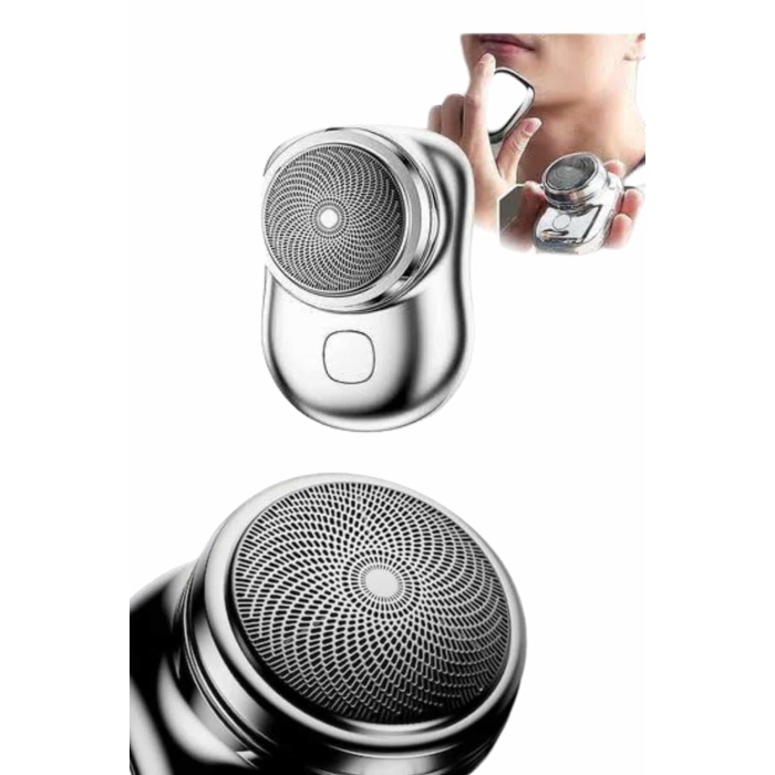 Elektrikli Mini Tıraş Makinesi,Taşınabilir USB Şarjlı Kablosuz Tıraş Makinesi - Lisinya
