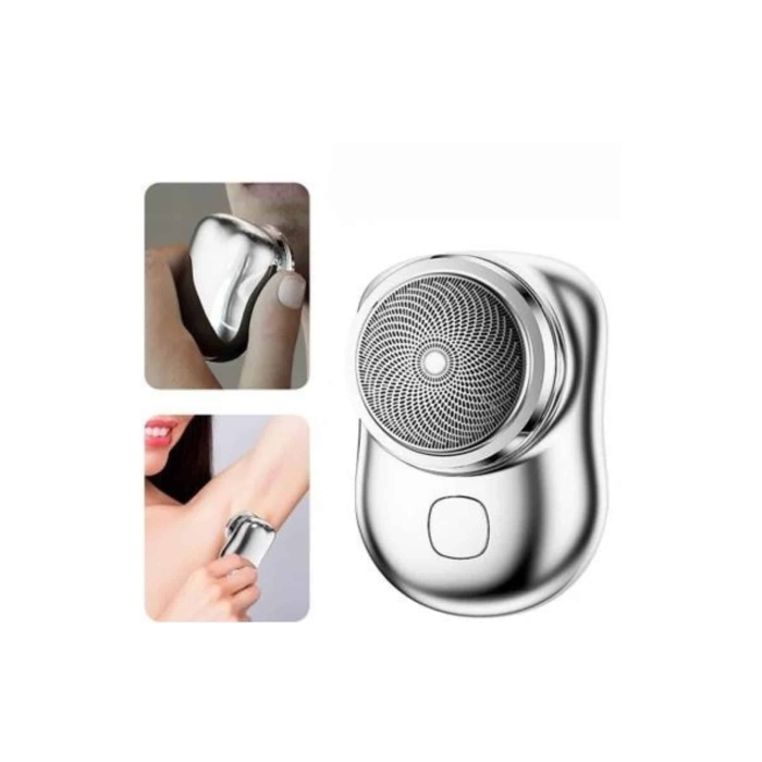 Kablosuz Tıraş Makinesi Günlük Hızlı Taşınabilir Şarjlı Yuvarlak Paslanmaz Çelik - Lisinya