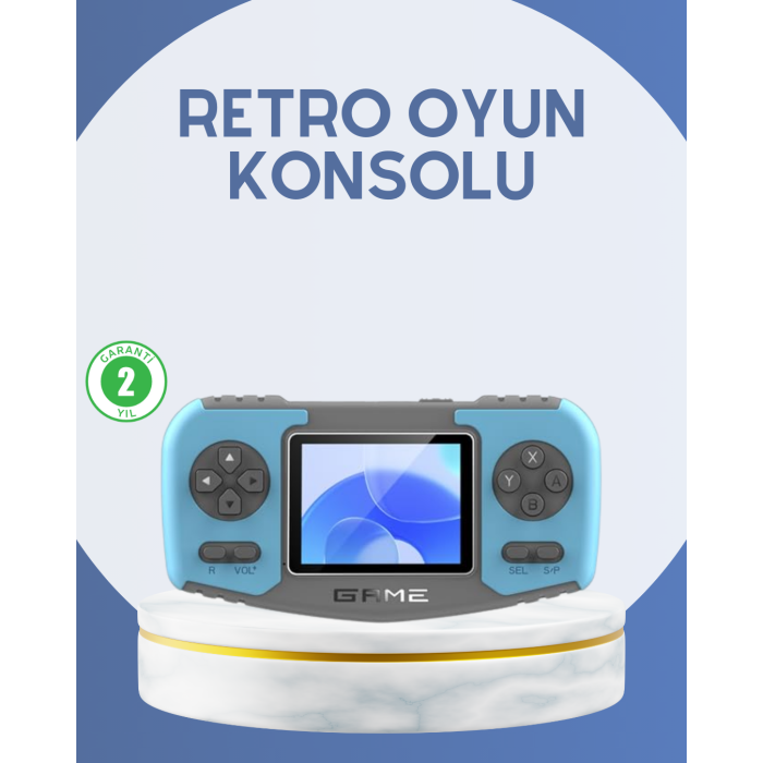 Çocuklara Özel Retro Oyun Konsolu Portatif Eğlence Cihazı - Lisinya