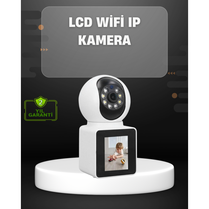 2K Çözünürlüklü İç Mekan Güvenlik Kamerası Çift Yönlü Görüş ve Sesli Arama - Lisinya
