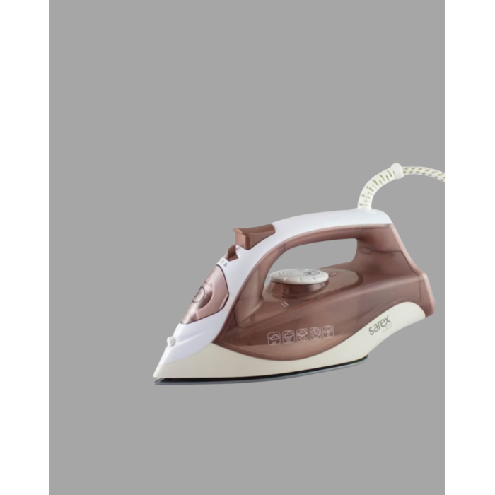 2200 Watt Buharlı Ütü Kahverengi Seramik Taban Şok Buharlı - Lisinya