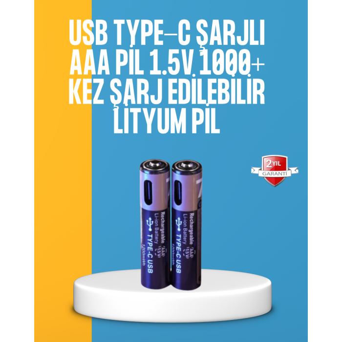 Lityum AAA Pil – Düşük Enerji Tüketen Cihazlar İçin Maksimum Dayanıklılık - Lisinya