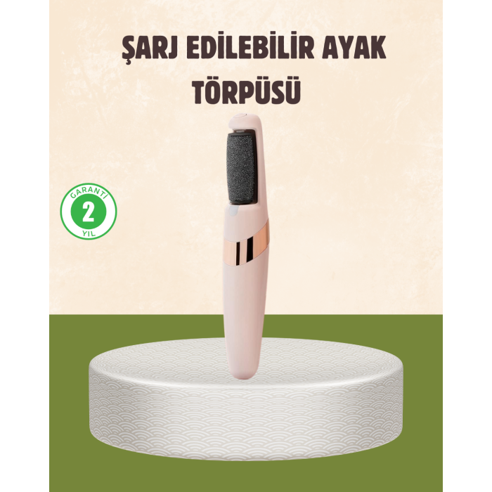 İki Hızlı Elektrikli Ayak Törpüsü Pürüzsüz Topuk Bakımı - Lisinya