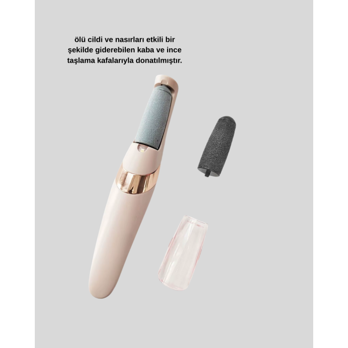 İki Hızlı Elektrikli Ayak Törpüsü Pürüzsüz Topuk Bakımı - Lisinya