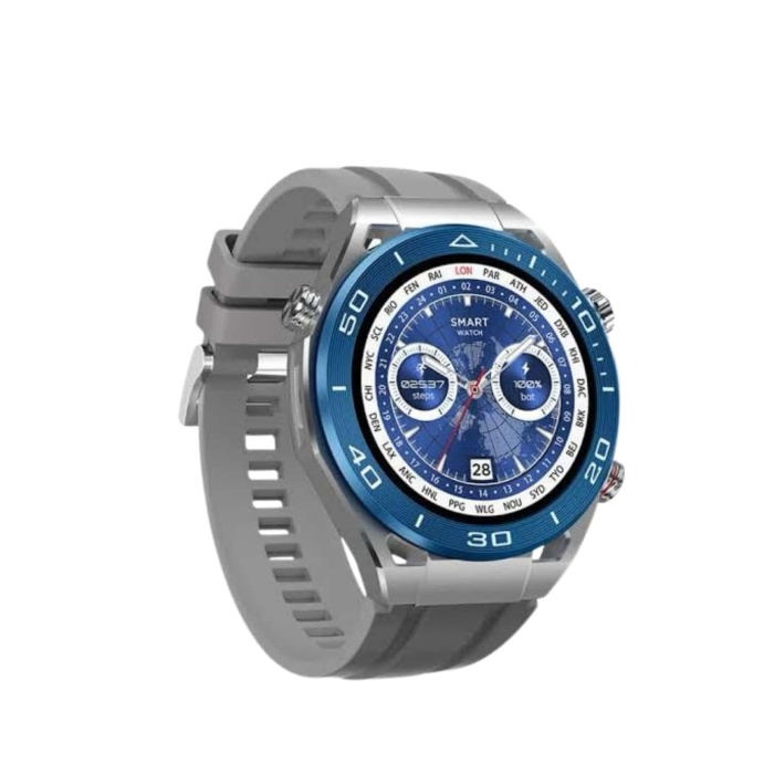 Akıllı Saat Çelik Kordonlu Amoled Ekran Android ve İOS Uyumlu Çağrı Cevaplayabilen - Lisinya