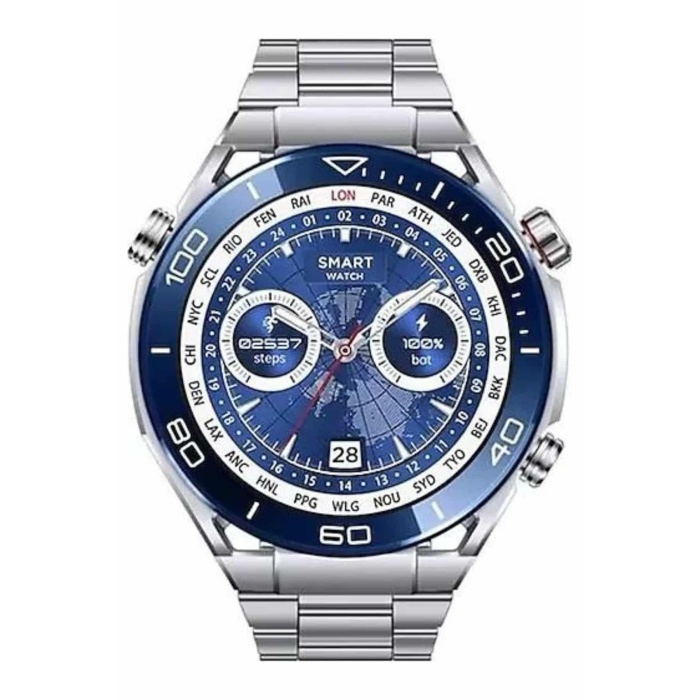 2025 Model Yuvarlak Ekran Android ve İOS Uyumlu GPS Takibi Yapabilen Akıllı Saat - Lisinya