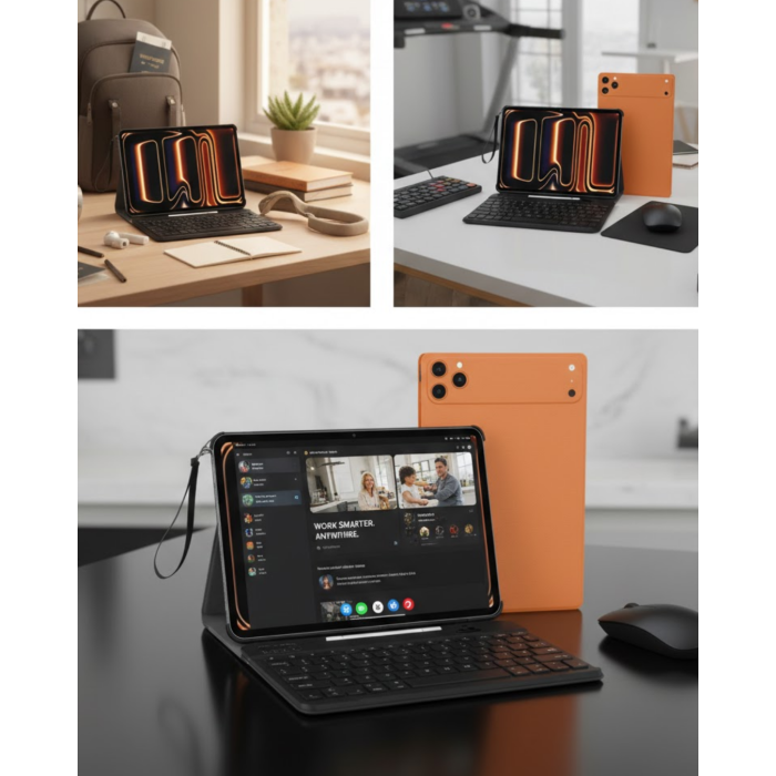 Tablet PC Klavyeli Set Geniş Ekran Yüksek Depolama ve Android Sistem - Lisinya