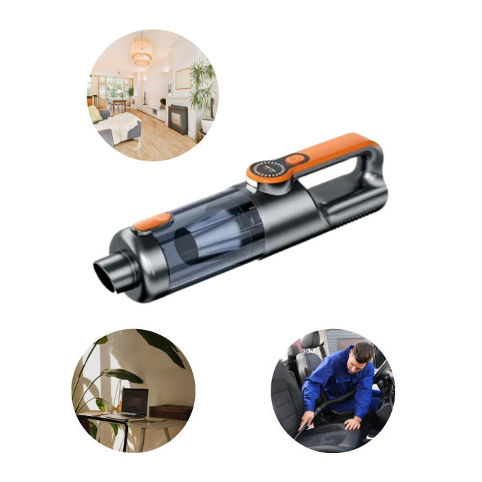 Type C Şarjlı Kablosuz El Süpürgesi Hafif ve Taşınabilir - Lisinya