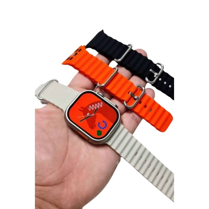 Yeni Nesil 3 Kordonlu Kol Saati 49 MM Amoled Ekran Akıllı Saat - Lisinya