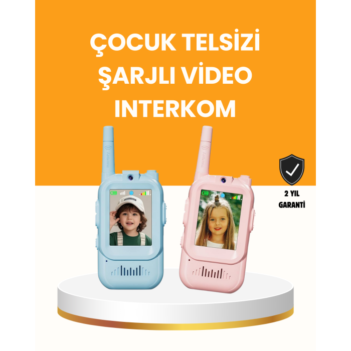Uzun Menzilli Video Walkie Talkie Eğitici ve Eğlenceli Oyuncak - Lisinya