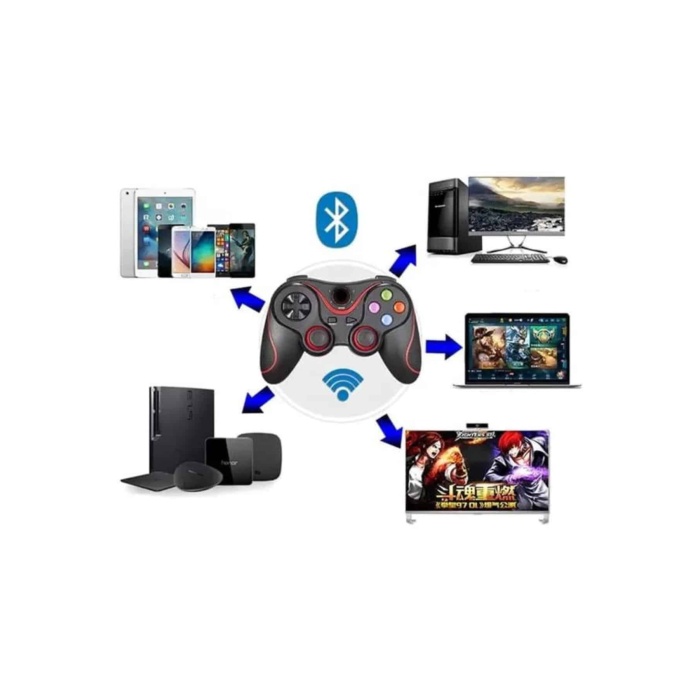 Joystik Gamepad Bluetooth Telefon Tutucu Oyun Kolu Telefon Android Uyumlu - Lisinya