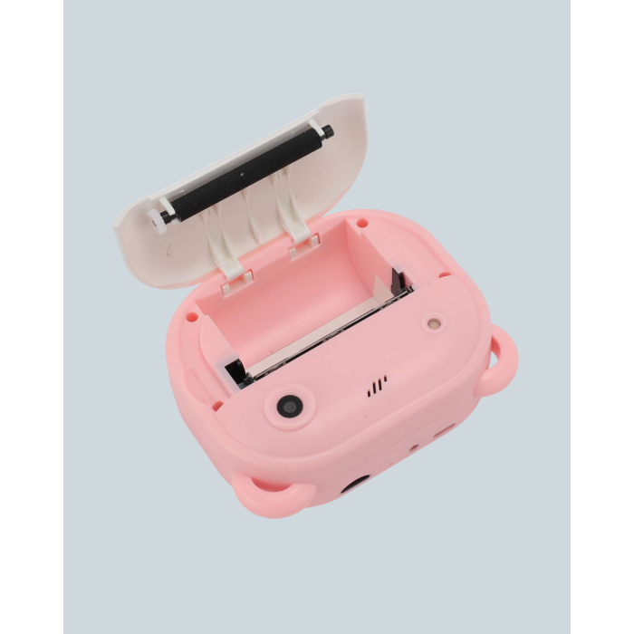 Anında Baskı Özellikli Çocuk Kamerası – 24MP HD Çift Lens, 32GB Hafıza ve Oyun Modu - Lisinya