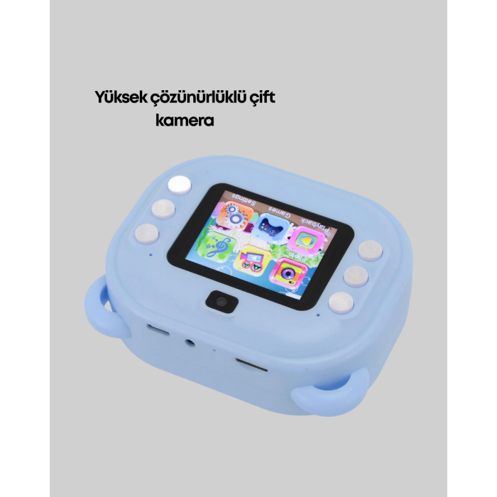 Çocuk Şipşak Kamera – 24MP HD Çift Lensli Termal Baskı Teknolojili - Lisinya