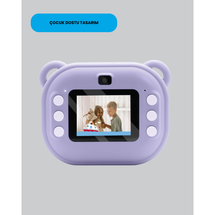 Anında Baskı Özellikli Çocuk Kamerası - Lisinya