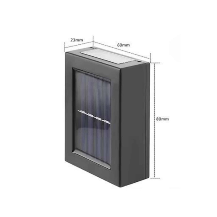 Yeni Model Solar Çift Taraflı Duvar Lambası Dekoratif Duvar Lambası - Lisinya