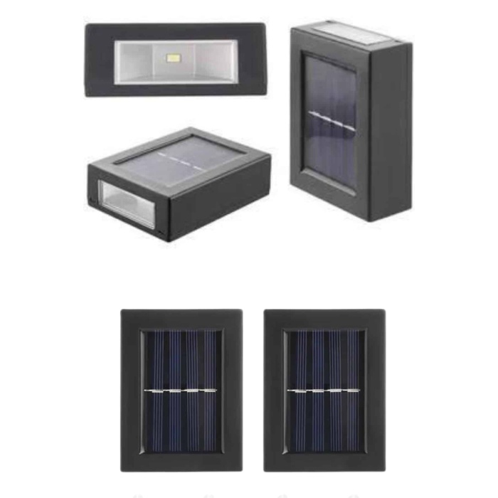 Solar Güneş Enerjili Çift Taraflı Duvar Lambası Çift Taraflı Duvar Lamba Güneş Enerjili - Lisinya