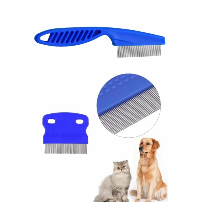 4lü Bit Evcil Hayvan Tarak Seti Kedi Köpek Bit Tarak Seti Pire Tarağı - Lisinya