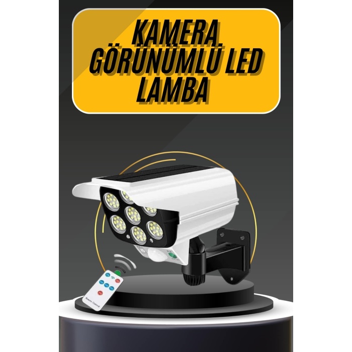 LED Lamba-Güneş Paneli Destekli Uzaktan Kumandalı Solar LED Lamba - Lisinya