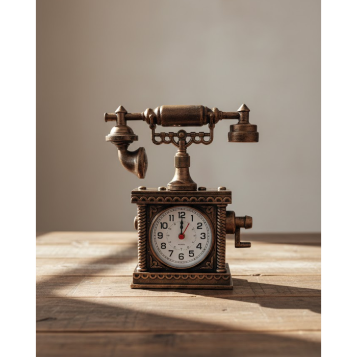 Minimal Tasarımlı Masa Saati Alarm Özellikli Şık Model - Lisinya