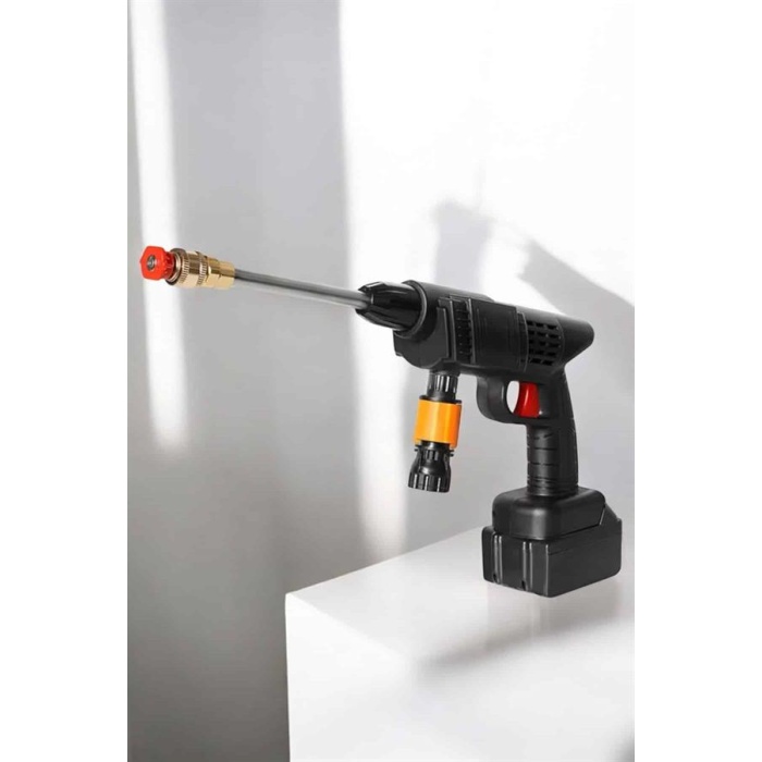 Bahçe ve Araba Yıkama Tabancası Su Basınçlı Hazneli Bataryalı Oto Yıkama - Lisinya