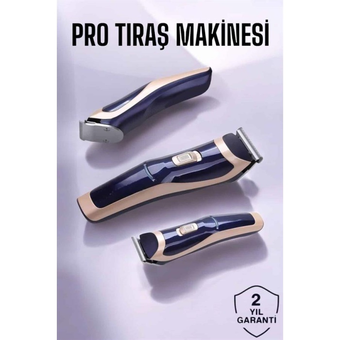 Profesyonel Şarjlı Saç ve Sakal Traş Makinesi Kolay Kullanım - Lisinya