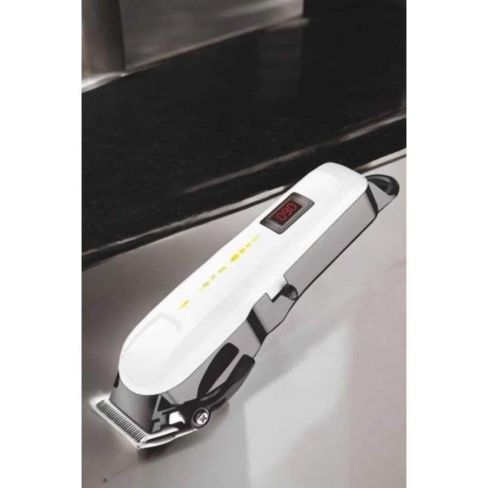 Tıraş Makinesi Profesyonel Saç Ve Sakal Kesme Milim Ayarlı Dijital Göstergeli - Lisinya
