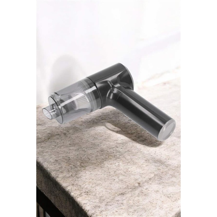 Üflemeli Güçlü Vakumlu Ev Ofis Araç Süpürgesi El Süpürgesi Şarjlı - Lisinya