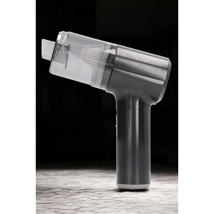 Üflemeli Güçlü Vakumlu Ev Ofis Araç Süpürgesi El Süpürgesi Şarjlı - Lisinya